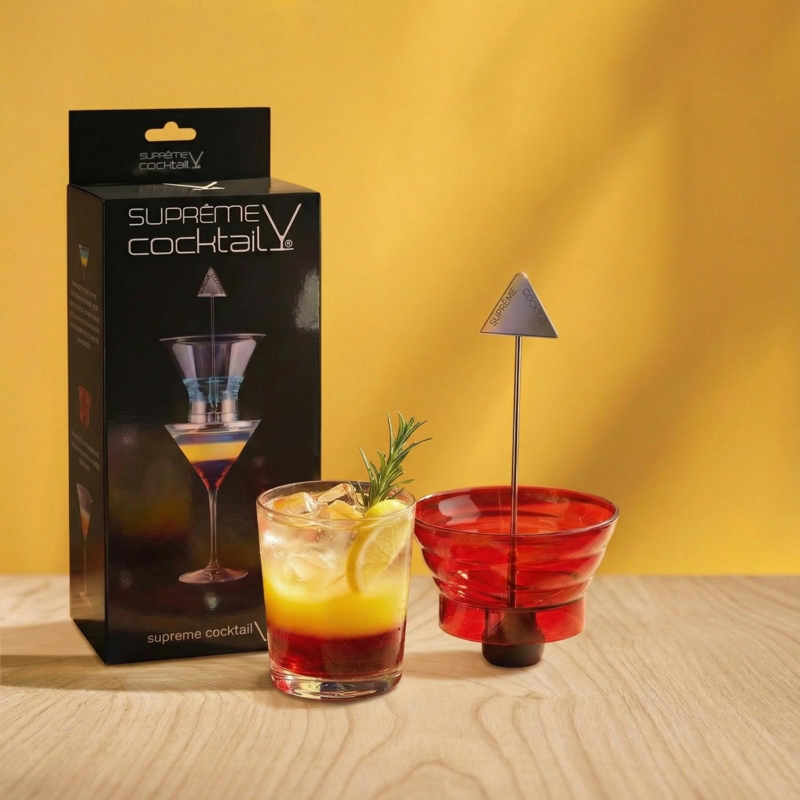 Suprême Cocktail Rouge Plastique Léger